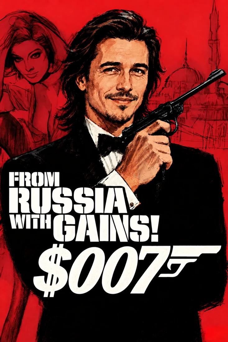 From Russia with Gains — $007 artwork