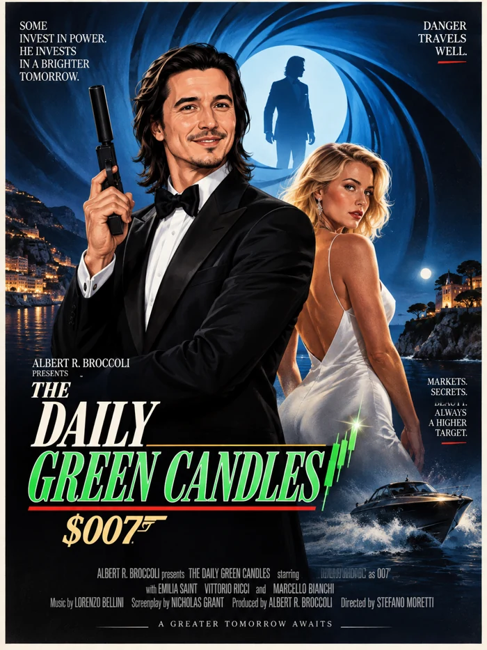 The Daily Green Candles — $007 artwork