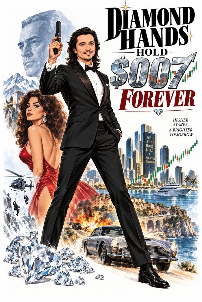 Diamond Hands Forever — $007 artwork