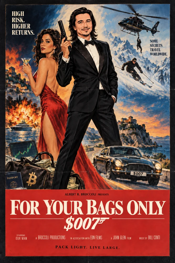 For Your Bags Only — $007 artwork